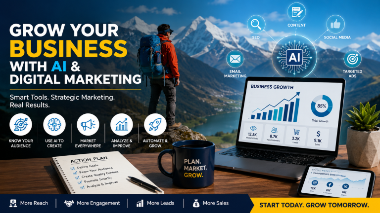 Grow Your Business with AI and Digital Marketing